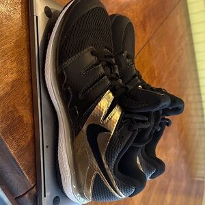 Nike Black and Gold Sneakers